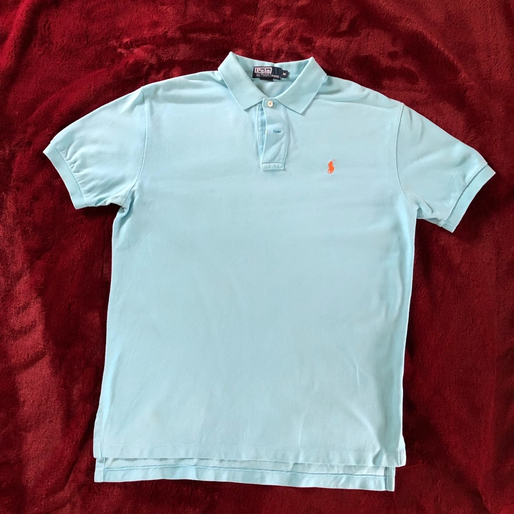 Ralph Lauren Polo (Baby Blue w/ orange horse)